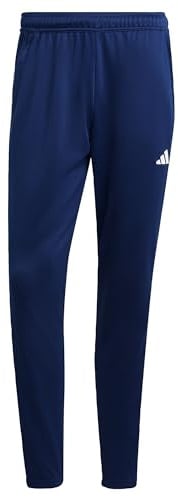 Adidas Herren Train Essentials 3-Stripes Training Pants, Dark Blue/White, M