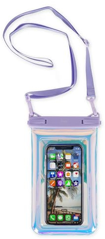LEGAMI - wasserdichte Handyhülle, schwimmende Smartphone-Hülle, wasserdichte Tasche, luftdichter Verschluss, Touchscreen, Unterwasserhülle Max 6.5“ Bildschirm, 13,5 x 27 x 2,7 cm