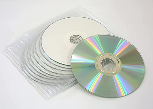 10 x Vision Media CD-R Rohling 52x Diamond silber/weiß bedruckbar in Kunststoffhüllen