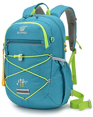 SKYSPER KIDS 12 Kinderrucksack Jungen & Mädchen für 3-8 Jährige, komfortabler Wanderrucksack Kinder