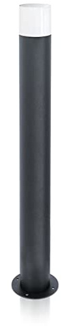 LED Universum Wegeleuchte Höhe 80cm rund anthrazit IP44 inklusive Leuchtmittel E27 austauschbar | Gartenlampe Pollerleuchte Außenstehleuchte Sockelleuchte Wegbeleuchtung Terrasse