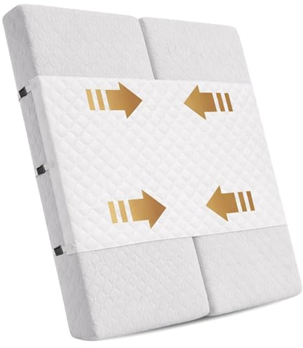 Bedbinder DeLuxe Liebesbrücke für Matratzen 80 cm Extra Strong - Schließt die Besucherritze dauerhaft - Matratzenverbinder Matratzenhalter Ritzenfüller 180x200 200x200 - Bettbrücke Boxspring