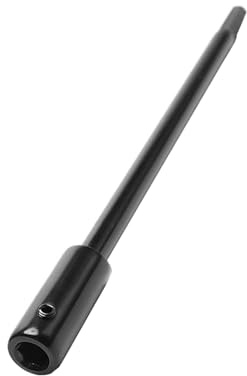 254mm Extra lang Bohrer Verlängerung für forstnerbohrer 3/8-schaft | für Sechskantwellen, Verlängerungsschaft Verlängerung Aufnahmeschaft Für besonders tiefe Lochfräsungen Durchbrüche, Schwarz