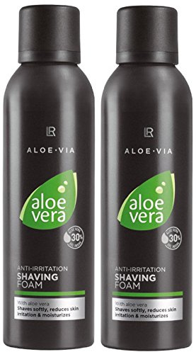 LR ALOE VIA Aloe Vera Hautberuhigender Rasierschaum (2x 200 ml)