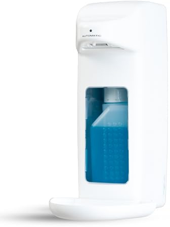 Hygiene365® Desinfektionsspender Automatisch 500ml für Euro-Flaschen – Eurospender & Desinfektionsmittelspender mit Sensor, Seifenspender Wandbefestigung & nachfüllbar – Made in Germany