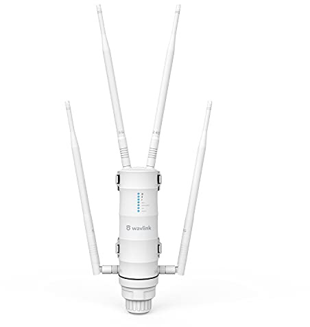 WAVLINK AC1200 Wireless Access Point Outdoor Wetterfest Dual Band 2.4+5G 1200Mbit/s WLAN AP/WLAN Repeater Easymesh 3 in 1 mit PoE Gigabit Port