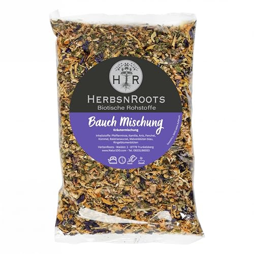 Bauch-Mischung • Anis-Fenchel-Kümmel-Tee • bei Blähungen • Sodbrennen • Bauchkrämpfen • Magen • Darm • HerbsnRoots • 210g