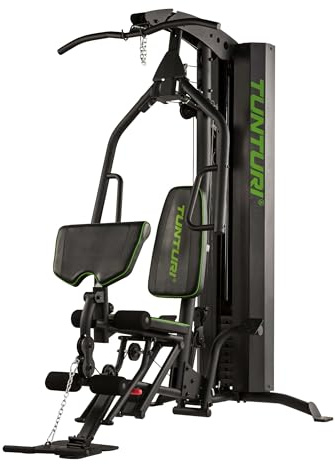 Tunturi HG60 Kraftstation für Zuhause - Multifunktions-Homegym mit Gewichten 7-70kg - Multigym, Fitnessstation mit Beinpresse, Krafttraining Ganzkörper