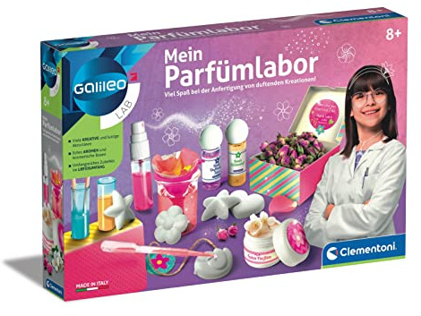 Clementoni Galileo Lab – Mein Parfümlabor, wohlriechende Düfte und Parfüms | spannender Experimentierkasten für Zuhause, ideal als Geschenk, Spielzeug für Kinder ab 8 Jahren von Clementoni 59070