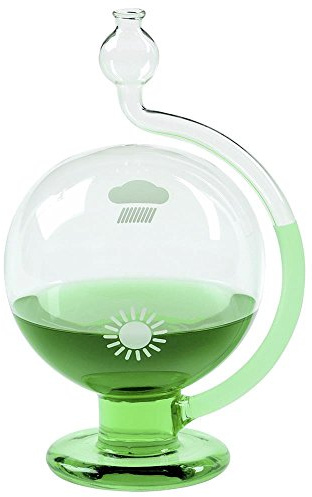 TFA Dostmann GOETHE Barometer Wetterkugel, transparent, 12 x 10 x 18 cm, l148 x b148 x h210 mm