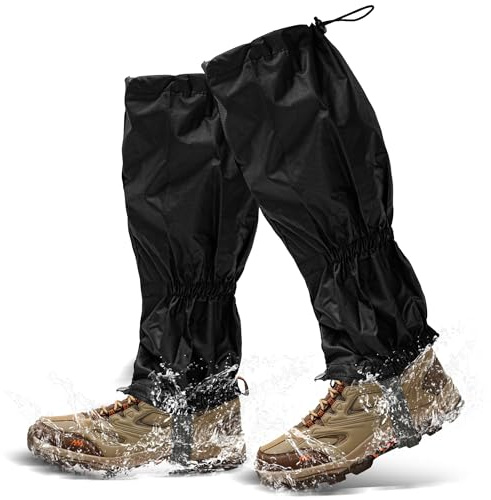 Wandergamaschen, 1 Paar, wasserdichte Outdoor-Wandergamaschen, Wander- / Wander- / Fahrradzubehör, Gamatoren für Männer und Frauen, Outdoor-Wanderbekleidung - von TRIXES