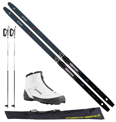 Atomic Langlaufski-Set Savor XC in 175cm ( 65 - 80 kg ) + Bindung + Schuhe Women + Stöcke + Skisack 2025/26
