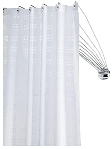 Sealskin Regenschirm Duschvorhangstange | Badezimmerhalterung für robuste Duschstange, Aluminium, Chrom