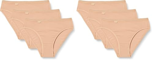 Sloggi Damen Unterhose 24/7 Cotton Tai , Baumwolle, 3-Pack, 46, Brush