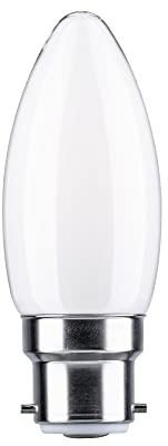 Paulmann 28898 LED Lampe Kerze B22d 470lm 4,7 Watt Leuchtmittel Opal 2700 K B22d