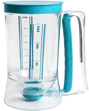 Lily Cook KP5115 Teigspender (blau, grün, violett, Kunststoff, Messbecher, Milliliter)
