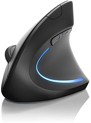 CSL – Wireless Vertikal Maus Bluetooth – kabellose Vertikalmaus Ergonomisches Design – Vorbeugung gegen Mausarm – besonders armschonend - für PC Laptop Notebook