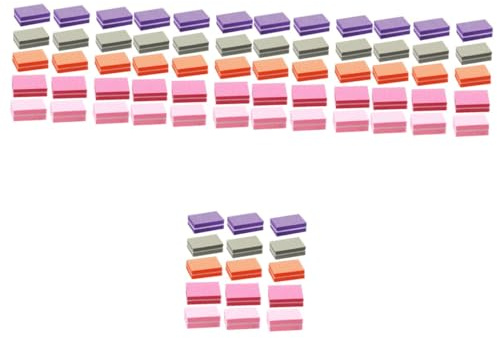 FRCOLOR 5 Sätze Fingernagelfeilen Blockieren Fake Nails Nagelpilzmittel Nagelbuffer Nail Files Nagelglätter Pufferblock Puffer Für Nagelfeile Uv Nagel-puffer Nagel-kit Schwamm 50 Stück * 5
