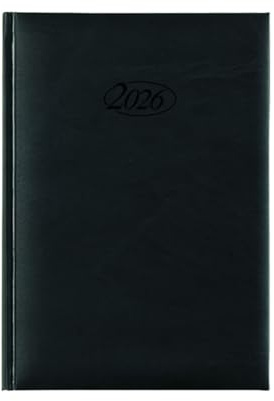 Buchkalender 2026 / Chefkalender / Farbe: schwarz