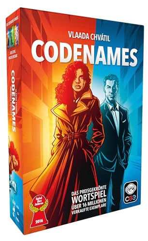 Czech Games Edition Codenames | CGE | Deutsch | ab 10 Jahren | 2-8+ Spieler