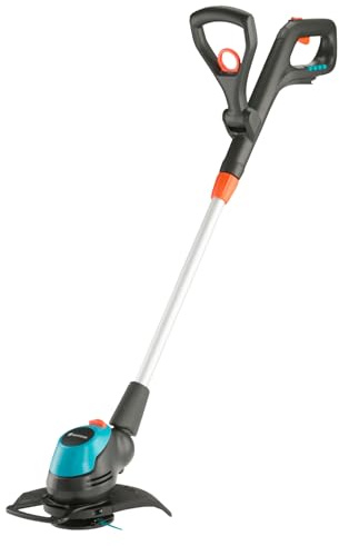 Gardena Akku-Rasentrimmer EasyCut 23/18V P4A Solo: Leistungsstark, Leichtgewicht, Teleskopgriff, Neigbarer Trimmerkopf, Kabellos (14700-55)