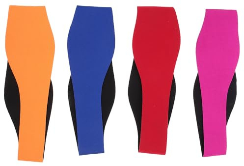 FOMIYES 4 Stück-pack Neopren Ohrenschützer Stirnbänder Rutschfest Schweißabweisend Unisex Schwimmen Duschen Wassersport Pool Strand