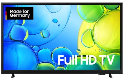 Samsung Full HD F6009F 32 Zoll (81 cm) LED Flachbildfernseher, PurColor-Technologie, HDR, Object Tracking Sound Lite, Knox Security, One UI Tizen, Smart TV, Unbegrenzt kostenlose Inhalte, 2024