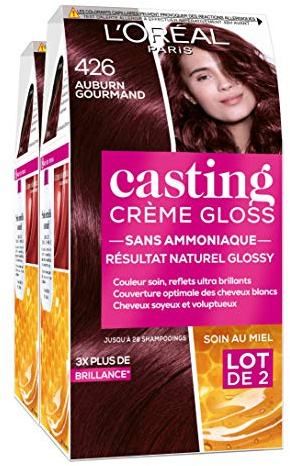 L 'Oréal Paris Casting Creme Gloss Haarfarbe, Ton in Ton, ohne Ammoniak, 2 Stück