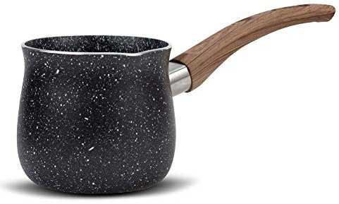 NAVA Türkische Kaffeekanne 430ml Türkische Kanne mit Granitbeschichtung für die Zubereitung von türkischem Kaffee