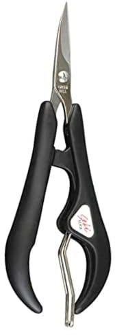 Seki EDGE SS-201 | Made in Japan | Profi Fußnagelschere Extra Lang | Präzisionsschere aus Edelstahl mit Elastomer-Griff | Für feine Nägel und exakte Schnitte | 123 mm