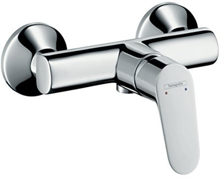 hansgrohe Focus - Duscharmatur Aufputz für 1 Verbraucher, Mischbatterie Dusche, Einhebelmischer, Chrom, 31960000