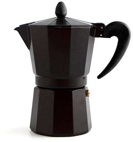Quid Espressokocher Black Coffee für Induktion 6 Tassen