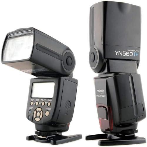 YONGNUO YN560IV YN560 Wireless Flash Speedlite, GN58 Manaul Multi Master und Slave Flash, eingebautes Trigger System