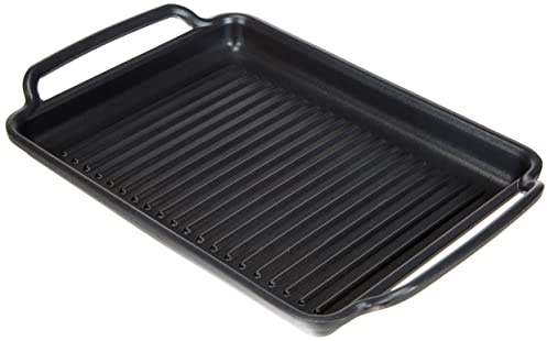 MONIX Solid+ | Gestreifte Grillplatte 40 cm, Aluminiumguss | Antihaftbeschichtung, Für alle Herdarten einschließlich Induktion geeignet
