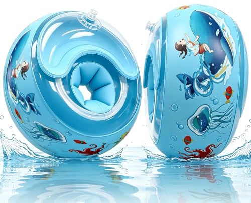 Funnity Schwimmflügel ab 1 Jahr, Schwimmhilfe Baby ab 1 Jahr, Schwimmhilfe und Swimsafe Gerät für Anfänger, Empfohlenes Gewicht 6-20kg