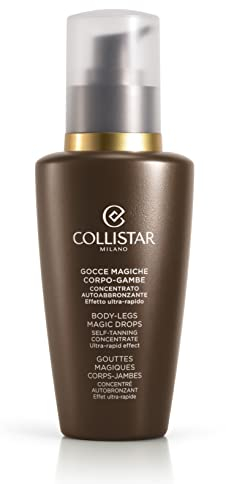 Collistar Gocce Magiche für den Körper und die Beine, Selbstbräunungskonzentrat mit natürliche und strahlende Bräune in weniger als einer Stunde, ohne Flecken, für alle Hauttypen geeignet, 125 ml (1er Pack)