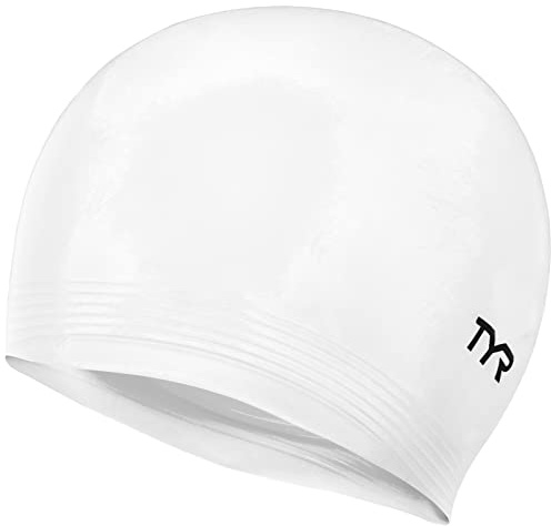 TYR Latex-Badekappe für Erwachsene für Damen und Herren, Trainings- und Freizeit-Badekappe mit strapazierfähiger Latex-Konstruktion, hydrodynamische Passform