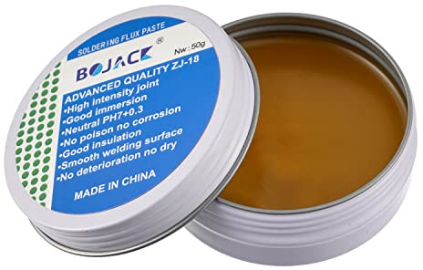 BOJACK 50g Lötpaste No-Clean bleifreies Flussmittel Umweltfreundliche Lötmittel Zinnpaste zum Schweißen (Packung mit 1 Stück)