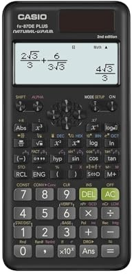 Casio FX-87DE Plus-2 Wissenschaftlich-Technischer Schulrechner, Schwarz