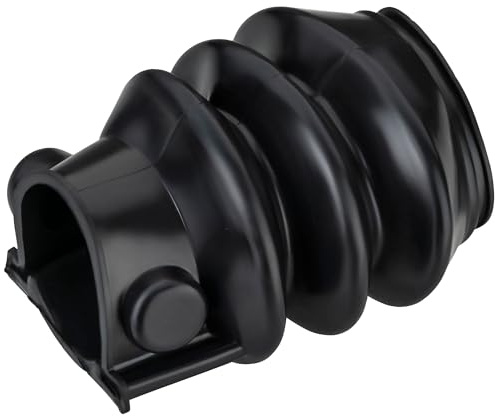 AUTOLIGHT 24 Faltenbalg für Anhänger Auflaufeinrichtung 50/60 mm – Länge 125 mm – Gummischutz für Deichsel & Auflaufbremse – passend für AL-KO – Schwarz