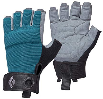 Black Diamond Klettersteighandschuhe Women's Crag Half-Finger Gloves, Größe:M, Farbe:Raging SEA
