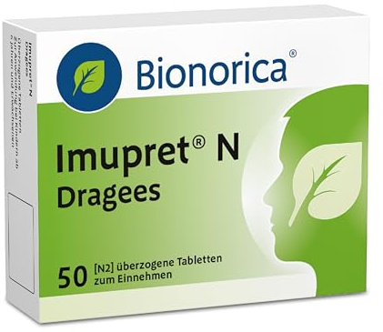 Imupret N Dragees - Wenn Erkältung entsteht! Kann die Erkältungsabwehr stärken, Erkältungserreger bekämpfen und den Erkältungsverlauf mildern - ab 6 Jahren, 50 St