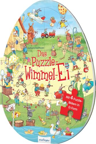 Das Puzzle-Wimmel-Ei: Ein Spiel- und Mitmachbuch, Ostergeschenk für Kinder ab 3