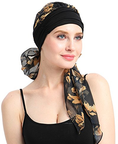 weiche womens turban kopftuch kopf wickelt für krebs 100% bambus cool