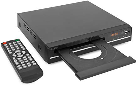 Reflexion DVD-Player mit HDMI, SCART, USB, LCD-Display & Fernbedienung | DVDs, CDs, MP3, AVI & JPEG abspielen – mit HDMI, SCART, USB, Audio L/R, Video-Out, LCD-Display & Fernbedienung für viele TVs