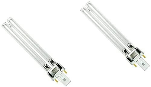 Marine Color UV-Lampe, 2 Stück, 5 W, 7 W, 9 W, 11 W, 13 W, Ersatzlampe für UVC-Teichfilter und Klärer (9 W)