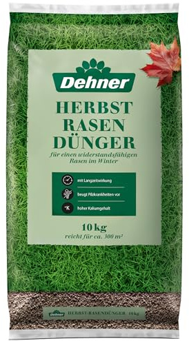 Dehner Herbstrasendünger mit Langzeitwirkung, 10 kg, für ca. 300 qm