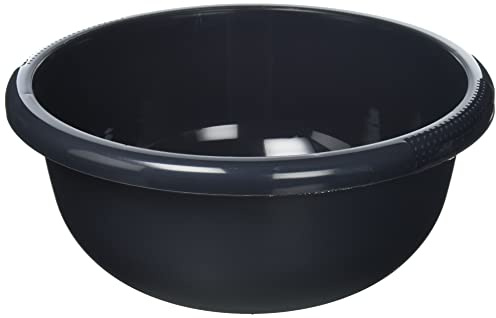 Curver 01814-308-08 Rundschüssel 6.3 L, Plastik, anthrazit, 32 x 32 x 14 cm