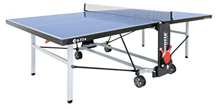 Tischtennisplatte: Sponeta Deluxe Compact Outdoor S5-73e - blau