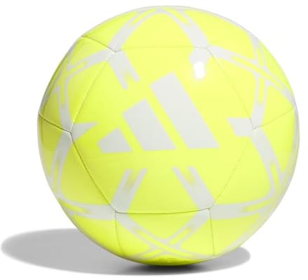adidas Unisex Starlancer Club Ball, Lucid Lemon/White, 5